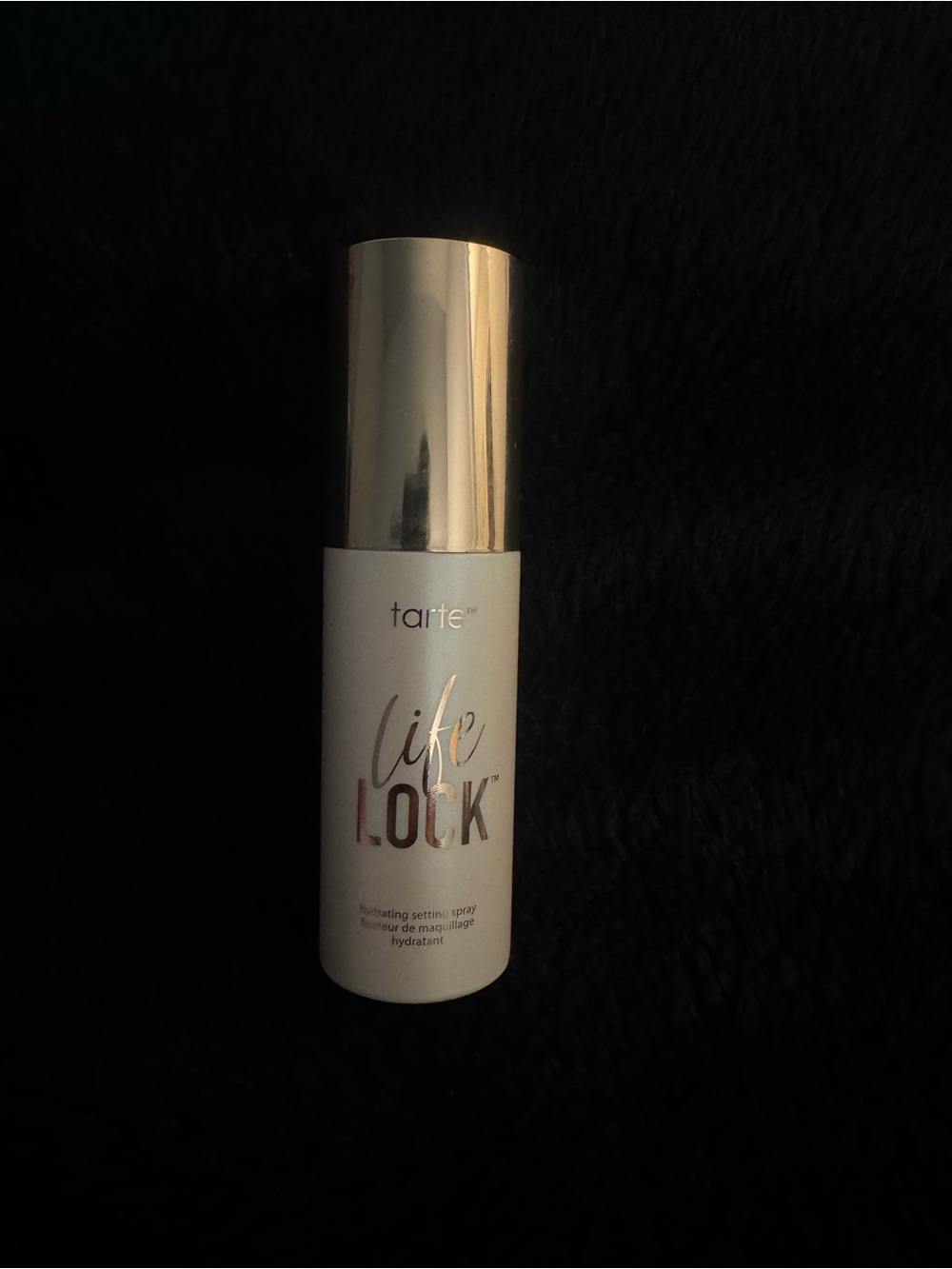 tarte Life Lock Hydrating Setting Spray - White & Gold
